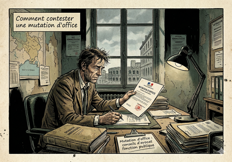 Contester une mutation d'office