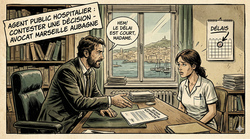 Avocat fonction publique hospitalière et délais